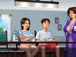 Breakfast Table Hardcore Pussy Pounding from Big Cock - Gameplay