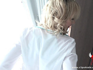 Sweetie Nurse Angel Surrender Blowjob Footjob Lingerie Cum in Mouth