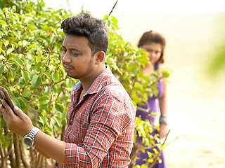 Indian Desi Step Sister and Step Brother Romance with Her House Owner ( Hindi Audio )