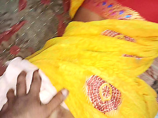 Indian hauswaif faking with husband