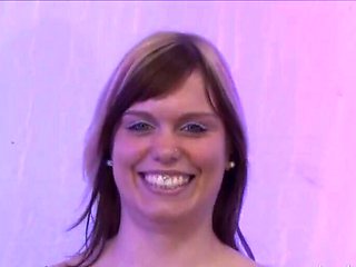 European slut swallows dicks to get covered with cum