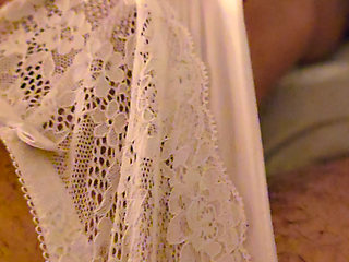 Horny in women's briefs