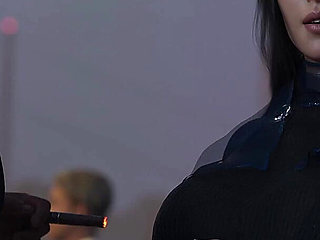 Where It All Began 16: William Fingers & Licks Miru Pussy in Bar Washroom