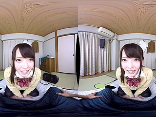 Japanese POV Mesmerizes with Wild Student Passion in Virtual Reality
