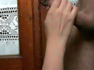 Croissant with Ham, Cheese and Cum!