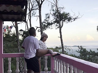 Having orgasm with the view