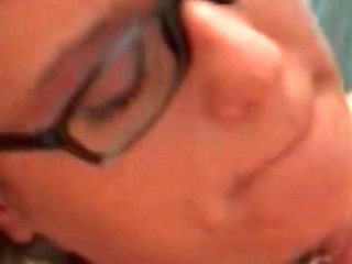 Horny Slut Swallows Every Drop of Cum From Fat Cock