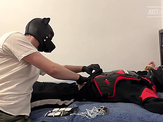 Twink in Mx Gear Gets Tormented