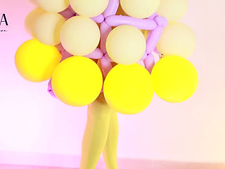 Inflatable Pool with Lots of Bubbles and Burlesque Pop Ballo