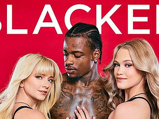 White girlfriends Riley Star and Chloe Rose love interracial penetration