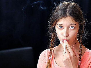 Sexy Russian Temptress Smoking Cigarette Coastal Breeze