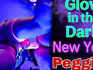 Glow In The Dark Anal Pegging Femdom - Amateur Homemade Masked Slave Training