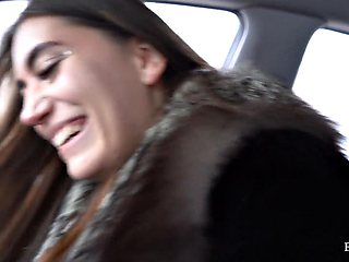 Celebrity Babe with Big Tits Deepthroats Taxi Driver Before He Pounds Her Pussy to Cumshot Fin