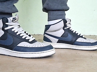 Nike Sneakers on My Feet