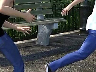 Hot MILF Step-mom Thanks Me for Saving Her in Park!!
