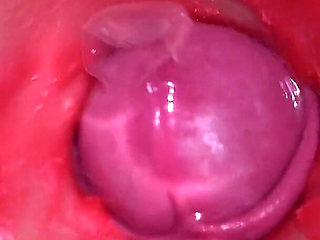 Camera Inside Pussy - Powerfull Cum in Pussy! Best Internal Asmr
