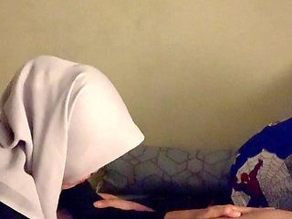 Fucking my stepsister's cock when it's quiet
