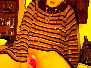 Stacked brunette goes solo toys and masturbation