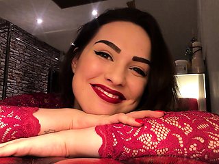 Busty brunette solo masturbation