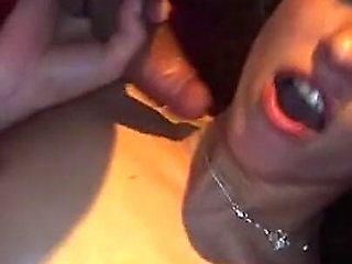 Mature Blonde Stretched Wide in Wild Group Orgy Action