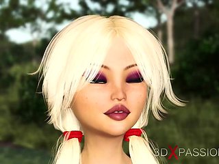 Promiscuous princess's 3d sex action