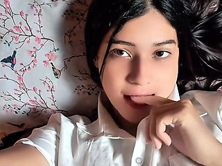 The Teacher Is Getting a Facial Treatment Before Going to School.