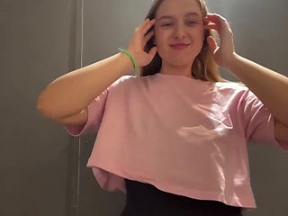 Squirting in the public so hard