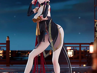 [mmd] 4K Yinyin-bingbing Korean Dance, Lingerie, Erotic Tattoo, Striptease