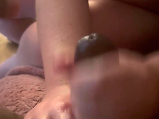 White girl milks BBC stupid slut