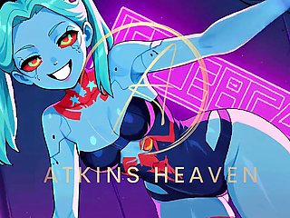 Futuristic animated robot girl Atkins'S Heaven caters to your intimate desires