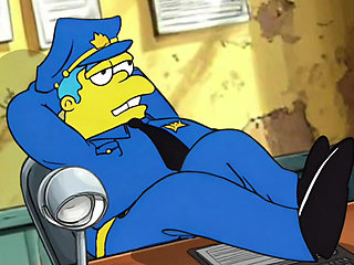 Police Sex Story. Married Housewife Fucks with Sheriff for Her Husband. a Cartoon Parody. Animation. Comic. Parody Simpson
