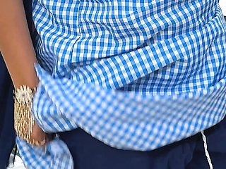 Komal Went to the Teacher to Plead with Her for the 12th Exam, and Agreed to Take Her Entire Pussy Under Her Pussy