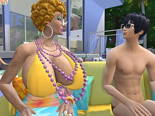 Sim granny, granny, sims 4 cuckold