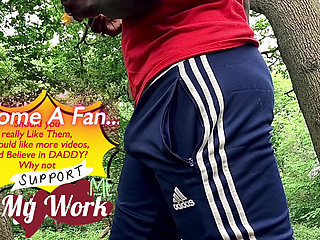 Walking Commando Swinging It and Then a Show off