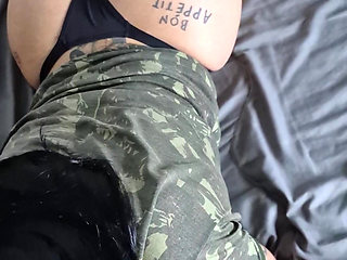 My costumed slut girlfriend gave me all her holes! I came inside the ass!