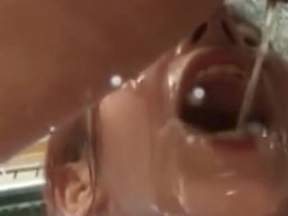 Teen Slut Covered in Cum & Piss - Eye Cumshots & Pissing