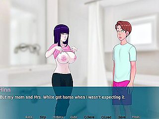 Dabby And Anon Make Hot Romantic Seen In Summertime Saga With Car Toon