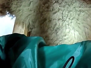 Smoking MILF with Big Tits, Ripped Pantyhose and Pee All Over My Downjacket