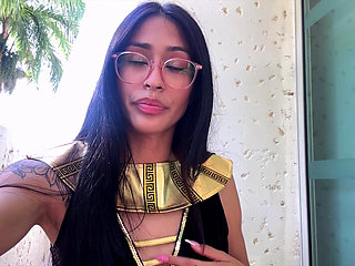 Gisele Amore's Ancient Egyptian Giantess Domination 4K POV Shrinking Fantasy Awaits!