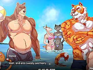 Car Toon In (gay) Big Beach Bodies! Furry Shades Of Gay 2 W/hentaigayming