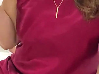 Beautiful Bride with Big Tits Cheating Wife Fucked on Wedding Night with Husband Friend