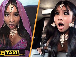 Looking-good Charlie Dean and Yasmina Khan - big ass video - Fake Taxi