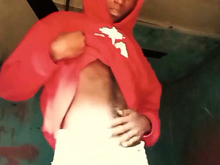 Wanking My Big Black Dick