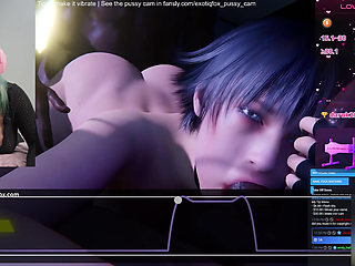 Chat DESTROYS Me with Fuck Machine While I Play Filthy Hentai Screaming, Squirting Meltdown LIVE