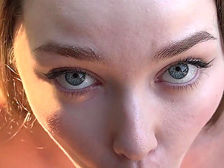 Juicy Brunette with a Big Ass Fucks Herself with a Big Dildo by the Pool