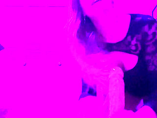 Cumming Under a Blacklight