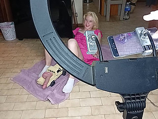 College Girl Gets Her Pussy Fucked with Rc Car