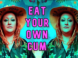 Mesmerized to eat your own cum for sissies Camp Sissy Boi version