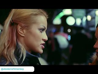 Dark haired Alyssa Reece & blonde Cherry Kiss dirty lesbo drool have fun spit in mouths Pussy Licking intense climaxes – benefit monkey