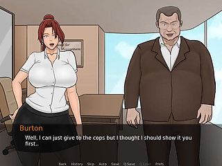 Eva's Ecstasy Gameplay #05 Busty Redhead Is Trained by the Boss to Be Submissive.